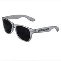 Clear Retro Tinted Lens Sunglasses